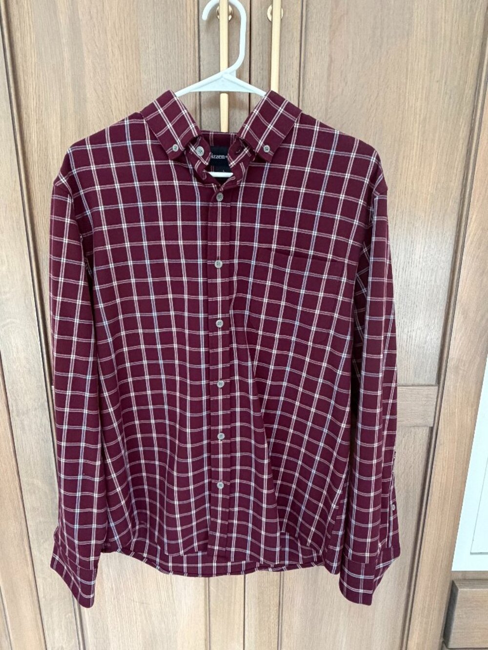 City Flannel Wine Richard Plaid